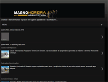 Tablet Screenshot of magnomoreiraarquitetura.blogspot.com
