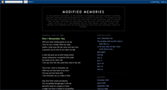 Desktop Screenshot of modifiedmemories.blogspot.com