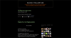 Desktop Screenshot of blogsfollowme.blogspot.com