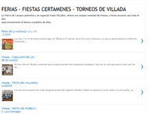 Tablet Screenshot of feriasyfiestaspueblovillada.blogspot.com