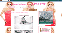 Desktop Screenshot of missmissouriusa2012.blogspot.com