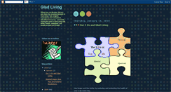 Desktop Screenshot of gladliving.blogspot.com