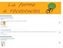 Tablet Screenshot of lafermeareceptacles.blogspot.com