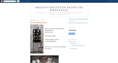 Desktop Screenshot of amazingrecycledproducts.blogspot.com