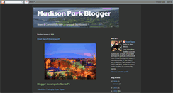 Desktop Screenshot of madisonparkblogger.blogspot.com