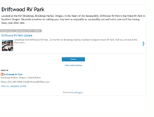 Tablet Screenshot of driftwoodrvpark.blogspot.com
