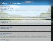 Tablet Screenshot of dogshootings.blogspot.com