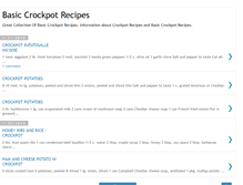 Tablet Screenshot of basic-crockpot-recipes.blogspot.com