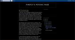 Desktop Screenshot of fireflypsychic.blogspot.com