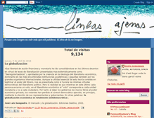 Tablet Screenshot of lineasajenas.blogspot.com