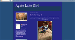 Desktop Screenshot of agatelakegirl.blogspot.com