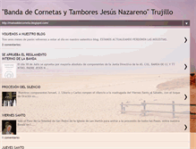 Tablet Screenshot of bandanazarenotrujillo.blogspot.com