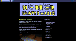 Desktop Screenshot of horrorskateboards.blogspot.com