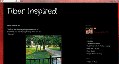 Desktop Screenshot of fiberinspired.blogspot.com