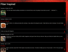 Tablet Screenshot of fiberinspired.blogspot.com