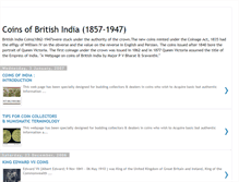 Tablet Screenshot of britishindiacoins.blogspot.com