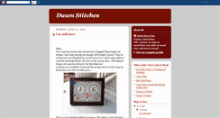 Desktop Screenshot of dawnstitches.blogspot.com