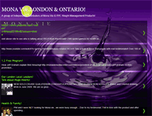 Tablet Screenshot of monavielondonontario.blogspot.com