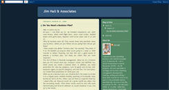 Desktop Screenshot of jimhallandassociates.blogspot.com