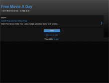 Tablet Screenshot of freemovieaday.blogspot.com