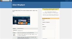 Desktop Screenshot of iklan-blogspot.blogspot.com