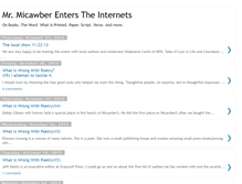 Tablet Screenshot of micawbers.blogspot.com