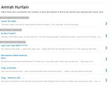 Tablet Screenshot of amirahhurilain.blogspot.com