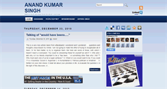 Desktop Screenshot of anandkumarsingh.blogspot.com