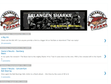 Tablet Screenshot of erlangen-sharks.blogspot.com