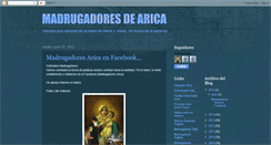 Desktop Screenshot of madrugadoresarica.blogspot.com