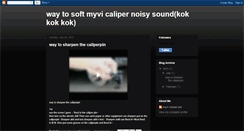 Desktop Screenshot of myvicaliperpin.blogspot.com