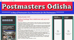 Desktop Screenshot of postmastersodisha.blogspot.com