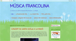 Desktop Screenshot of musicafrancolina.blogspot.com