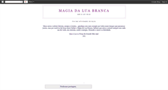 Desktop Screenshot of magiadaluabranca.blogspot.com