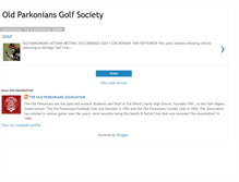 Tablet Screenshot of oldparksgolf.blogspot.com