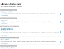 Tablet Screenshot of lecumedesblogues.blogspot.com