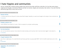 Tablet Screenshot of ihatehippiesandcommunists.blogspot.com