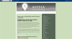 Desktop Screenshot of ahha-clinic.blogspot.com