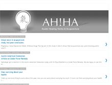 Tablet Screenshot of ahha-clinic.blogspot.com