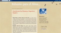 Desktop Screenshot of espiritualidad-balsamoparaelalma.blogspot.com