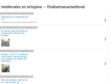 Tablet Screenshot of medievales08artajona.blogspot.com