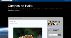 Desktop Screenshot of camposdehaiku.blogspot.com