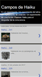 Mobile Screenshot of camposdehaiku.blogspot.com