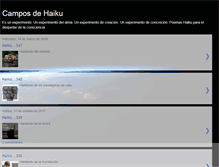 Tablet Screenshot of camposdehaiku.blogspot.com