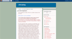 Desktop Screenshot of clinica2008.blogspot.com