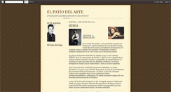 Desktop Screenshot of elpatiodelarte.blogspot.com