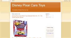 Desktop Screenshot of disney-pixar-cars-toys.blogspot.com