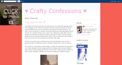 Desktop Screenshot of crafty-confessions.blogspot.com