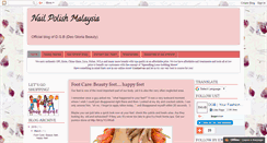 Desktop Screenshot of nailpolishmalaysia.blogspot.com