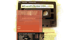 Desktop Screenshot of everettsbunker.blogspot.com